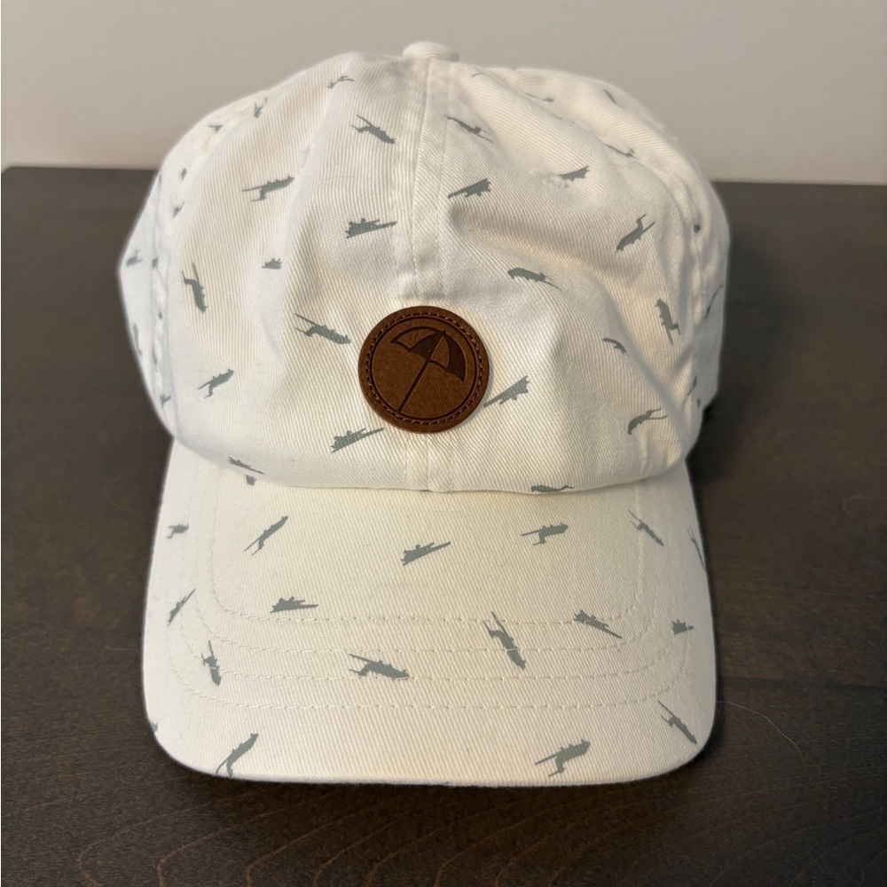 Travis Mathew White and Gray Golf Hat